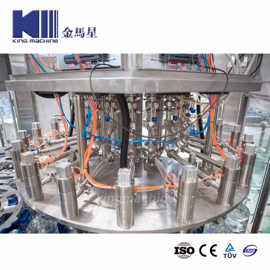 Bouteille en verre PET liquide à piston servo automatique Salade monobloc Huile comestible de tournesol de soja d'olive Embouteillage de miel Machine d'emballage d'étiquetage de capsulage de remplissage